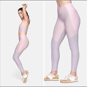 NWT Outdoor Voices 7/8 Tri Tone leggings dahlia
